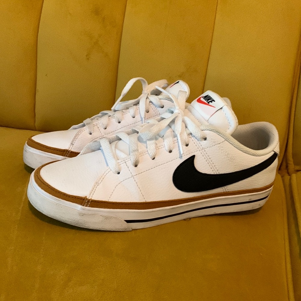 Nike Mens Court Legacy Shoes - Size: M8/W9 - White/Black